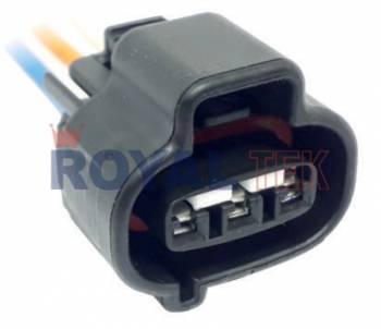 FICHA DE CONEXION ROYALTEK FICHA DE CONEXION ROYALTEK 3 (TRES) VIAS SENSOR DE VELOCIDAD TOYOTA HILUX - VENTA EN PAQUETES DE 5 UNIDADES ---
